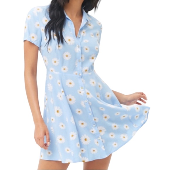 Daisy Button-Front Dress